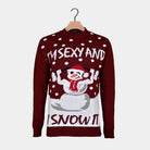 Men's Christmas Jumper with Sexy Snowman