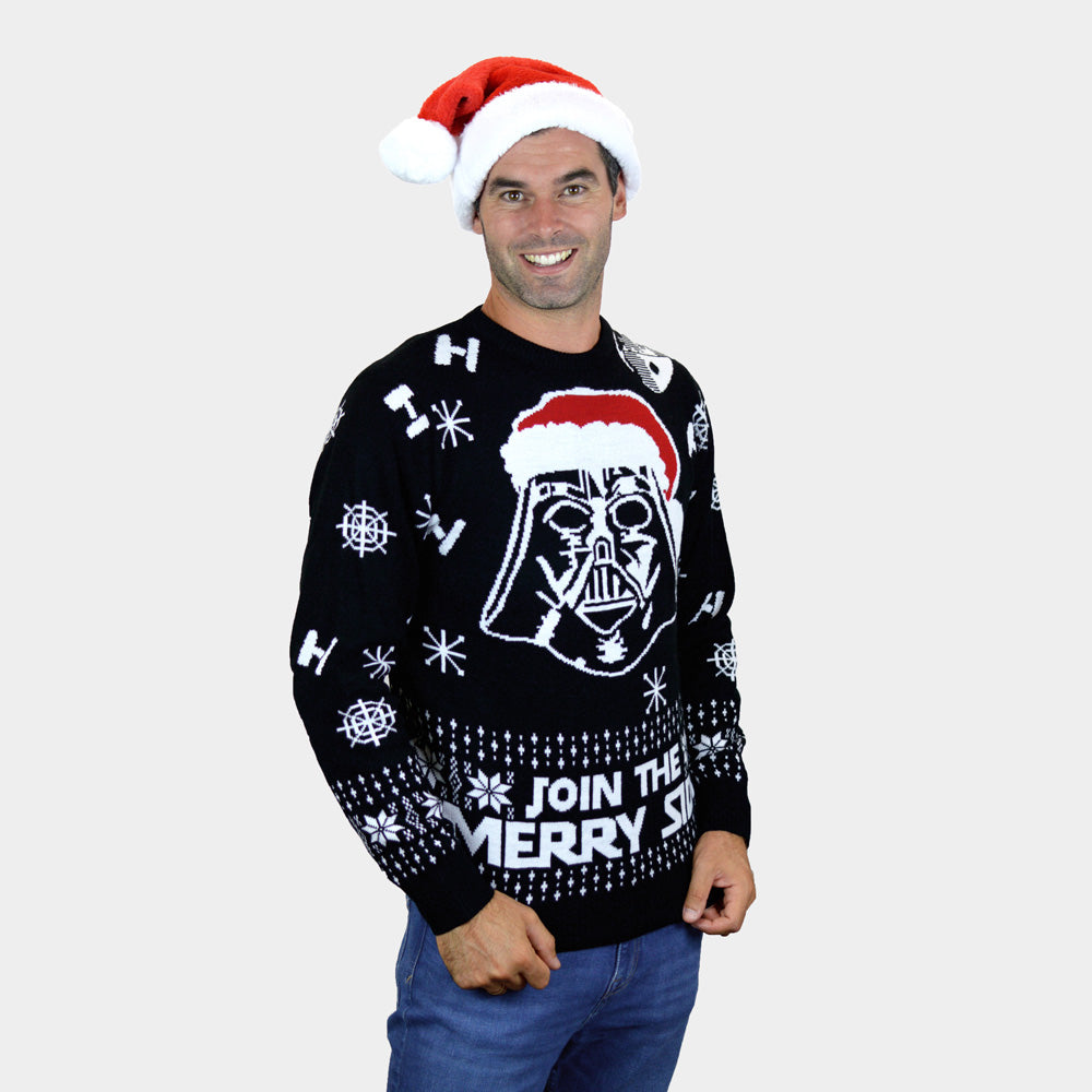 Star Wars Mens Join The Merry Side Couples Christmas Jumper
