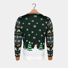 Mens LED light-up Christmas Jumper Santa is Coming to Town
