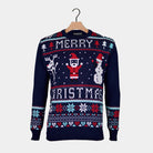 Navy Blue Couples Merry Christmas Jumper