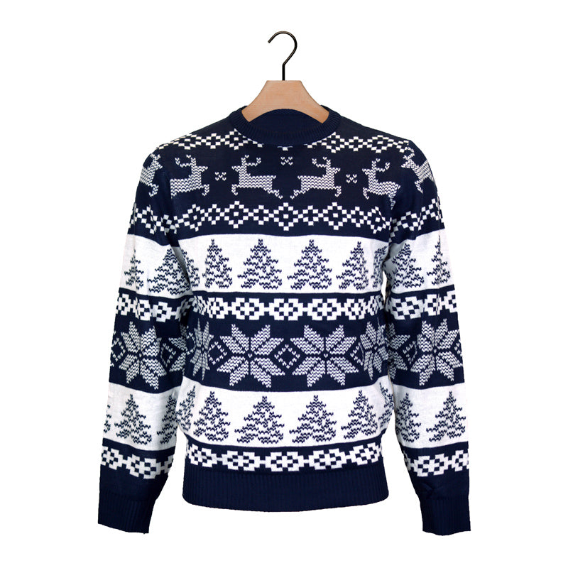 North Pole Blue Boys and Girls Christmas Jumper