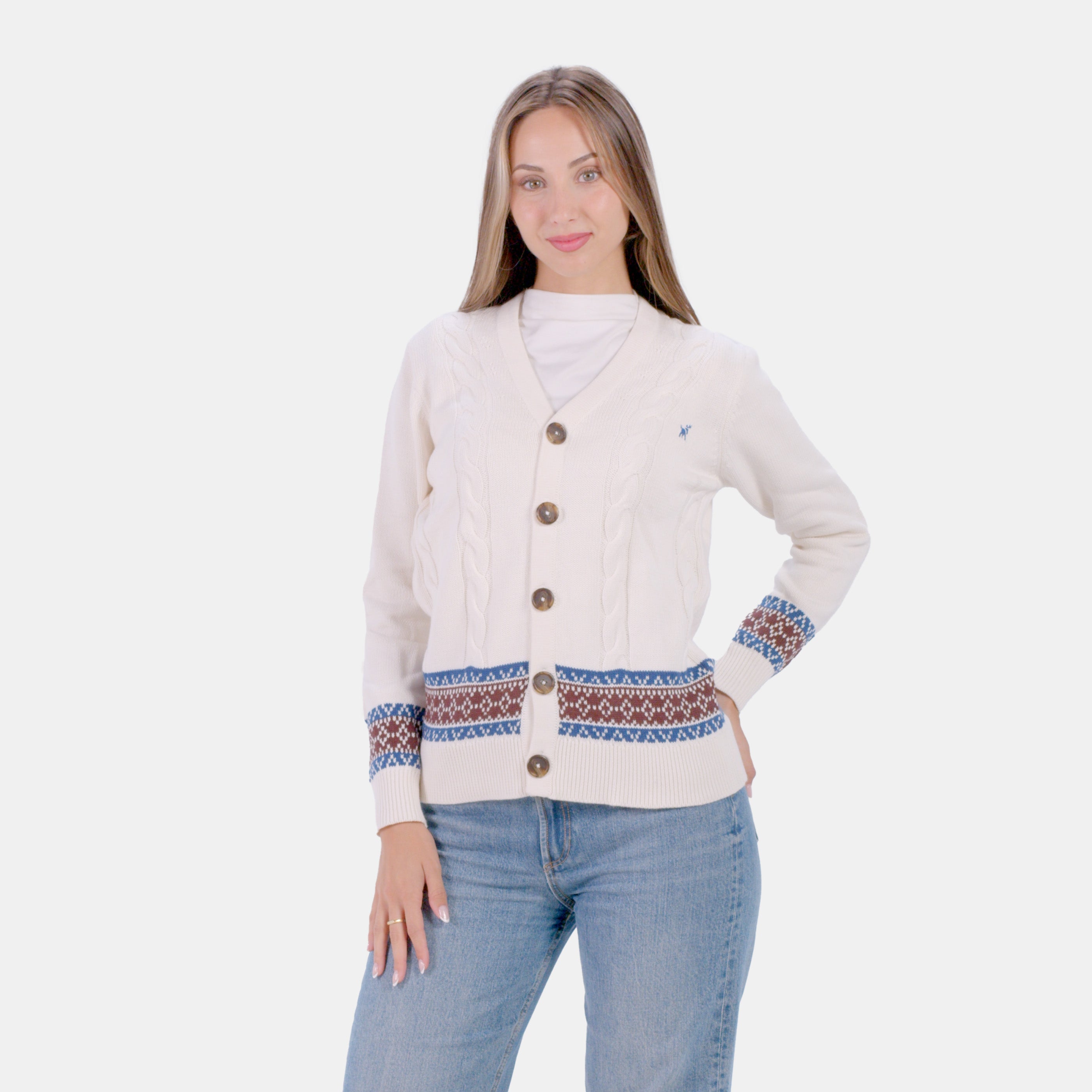 Organic Cotton Cardigan Couple Jumper Renne Women
