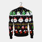 Santa, Gifts and Snowmen Organic Cotton Men's Christmas Jumper