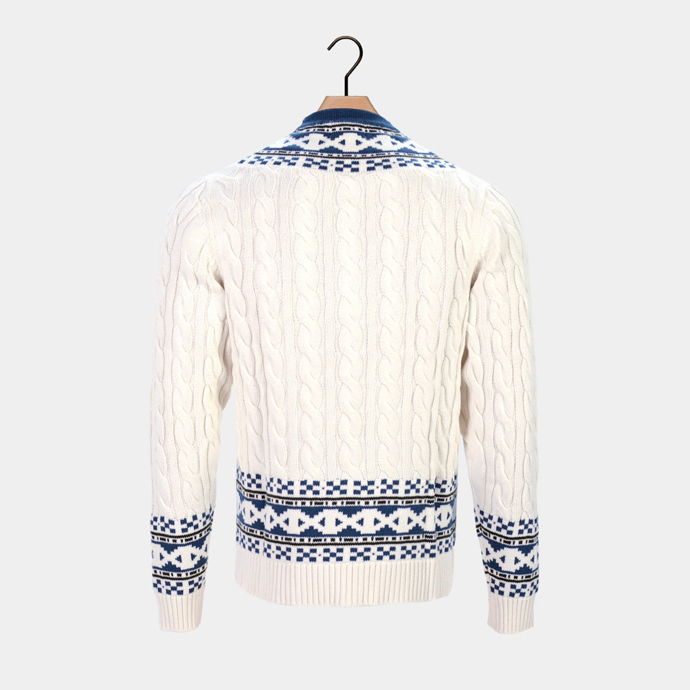 Organic Cotton Cottage Mens Jumper 
