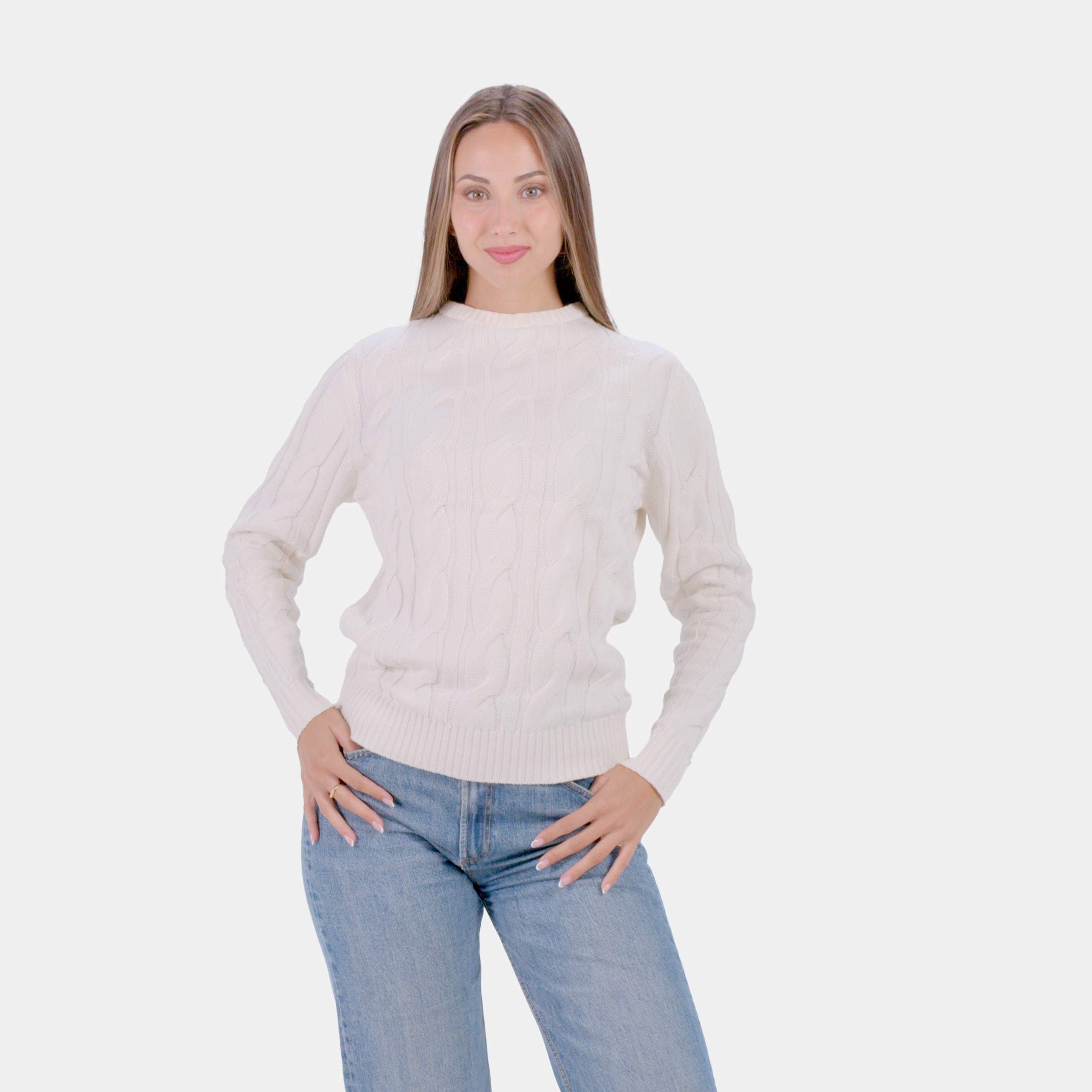 Organic Cotton Couple Jumper Snowfall Women
