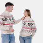 Organic Cotton Womens Jumper Après-ski Couple