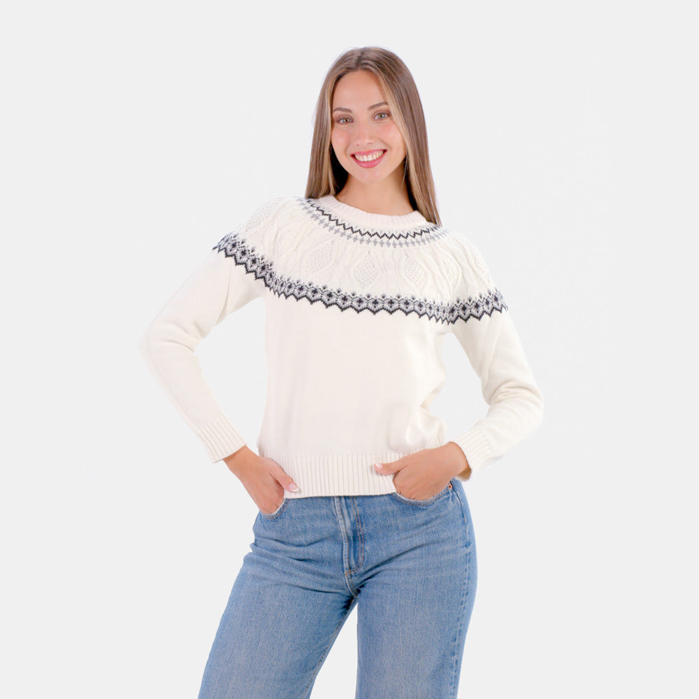 Organic Cotton Womens Jumper Arctic
