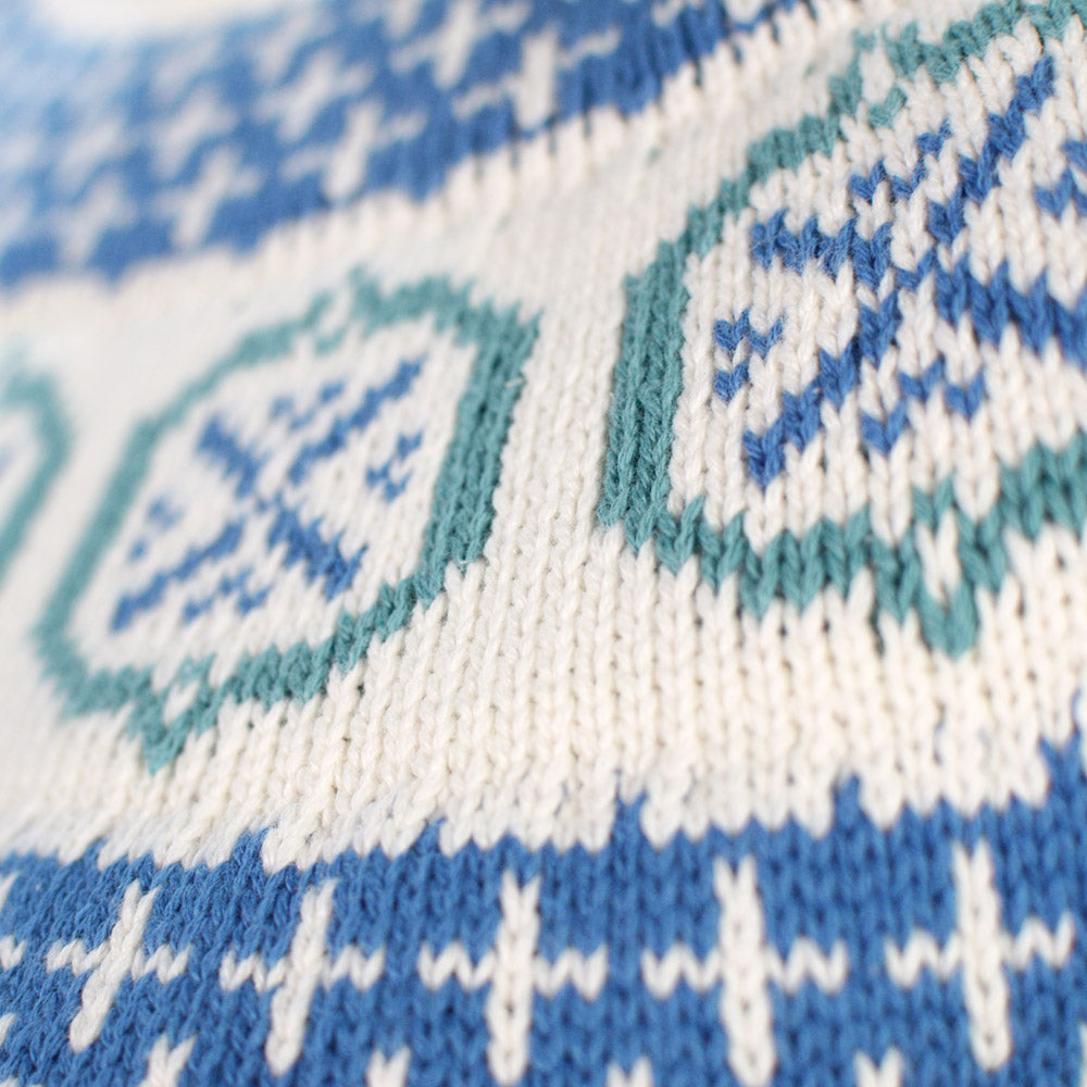 Organic Cotton Womens Jumper Glacier Blue
