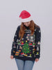 Womens Mens LED light-up Christmas Jumper 'Winter Wonderland'
