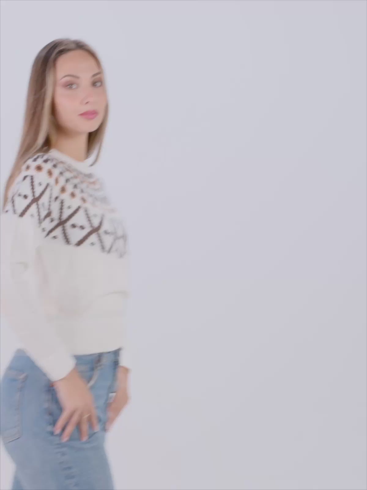 Mohair Wool Womens Jumper Black Forest
