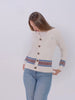 Organic Cotton Cardigan Womens  and Mens Jumper Renne