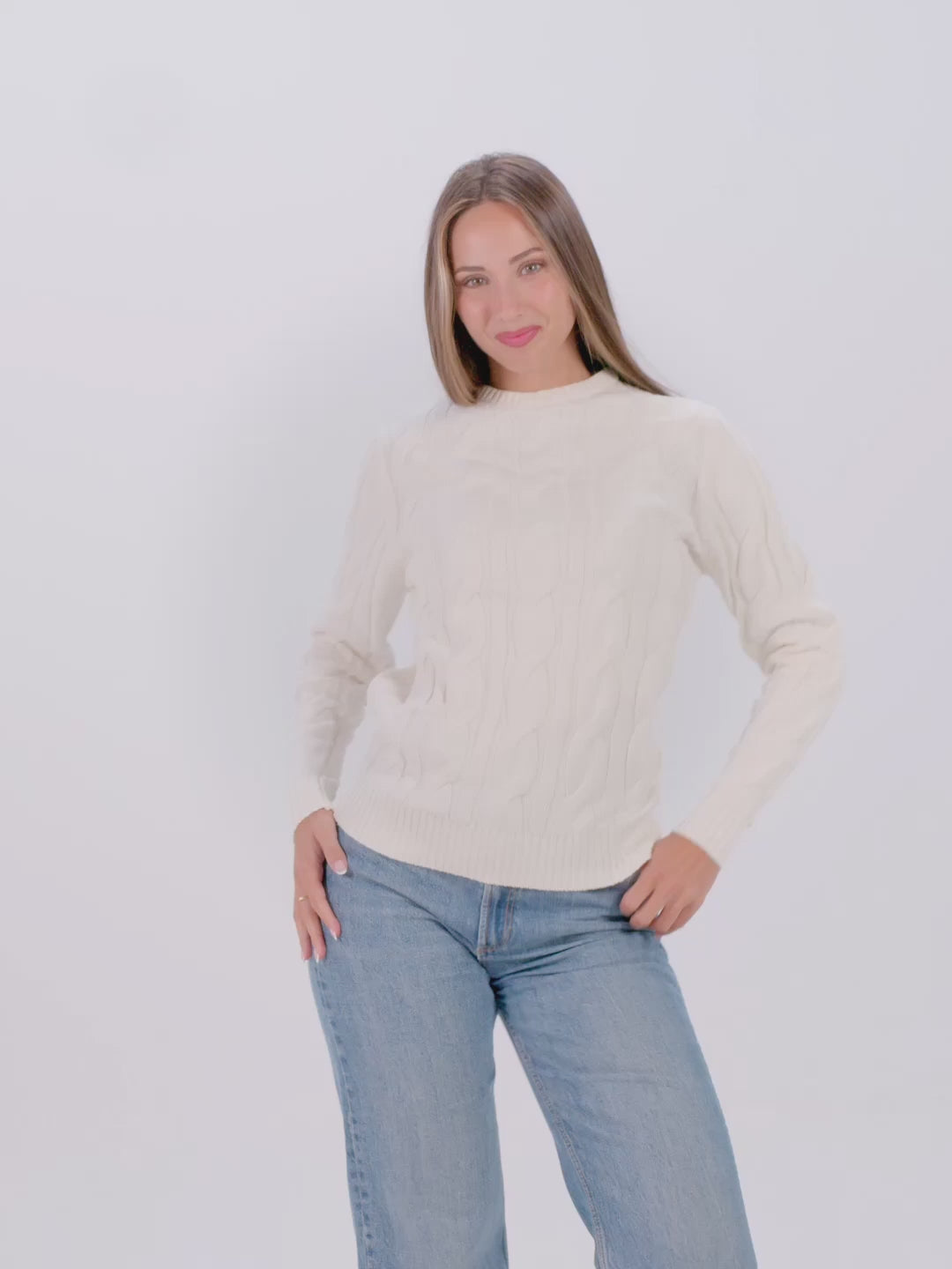 Organic Cotton Womens and Mens Jumper Snowfall