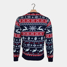 Men's  Red and Blue Strips Christmas Jumper