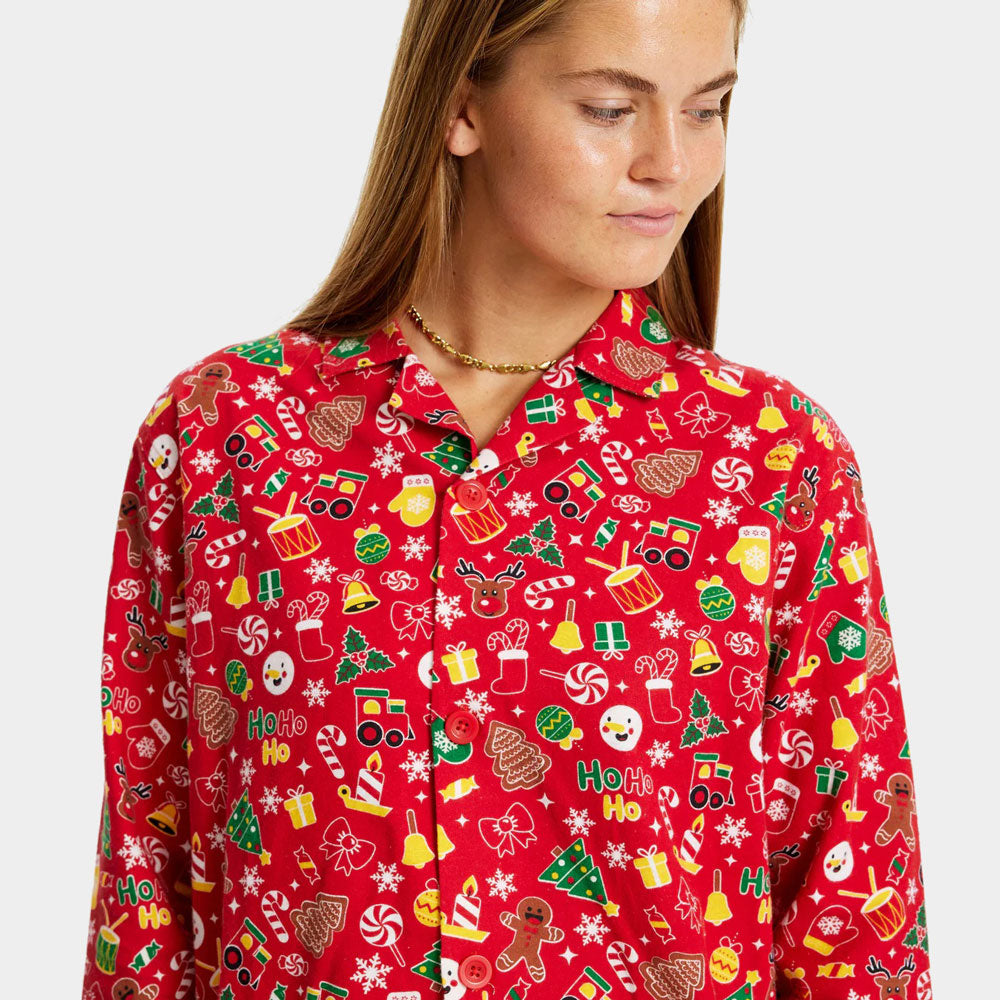 Womens Christmas Dream Red Christmas Pyjama 