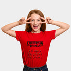 Red Family Christmas T-Shirt Christmas Things womens