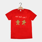 Red Family Christmas T-Shirt with Gingerbreads