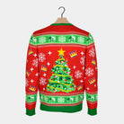 Christmas Tree Red LED light-up Men's Christmas Jumper