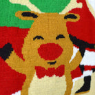 Red Mens Christmas Jumper Santa Reindeer Greeting
