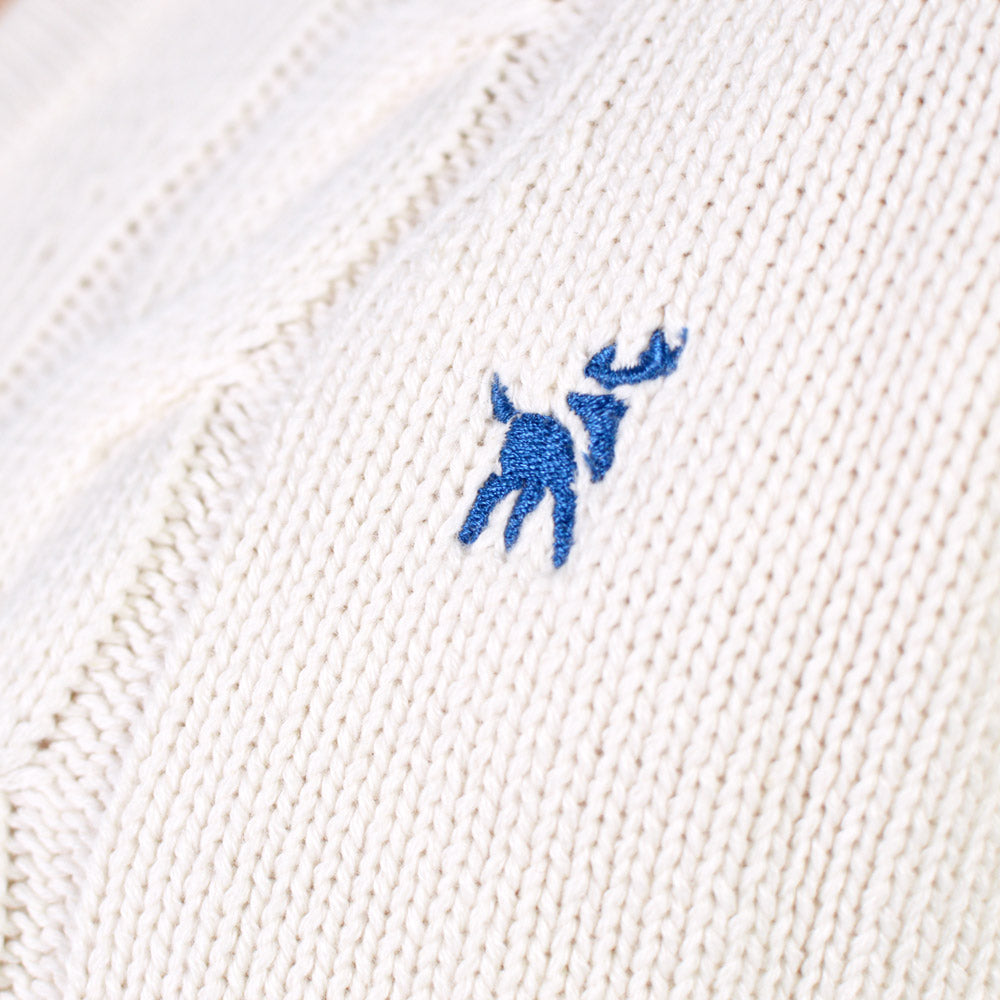 Renne Organic Cotton Cardigan Couple Jumper 
