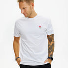 White Men's and Women's Christmas T-Shirt Santa
