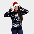 Star Wars Womens Join The Merry Side Mens Christmas Jumper
