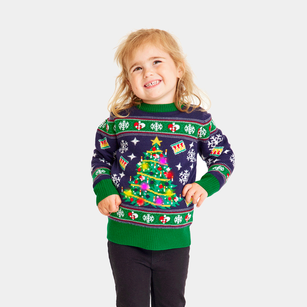 Light up christmas jumper girls best sale