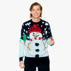 Christmas Jumper with 3D Snowman Mens