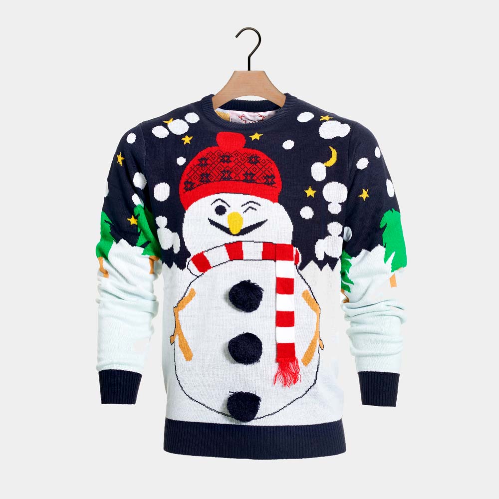 Christmas Jumper with 3D Snowman