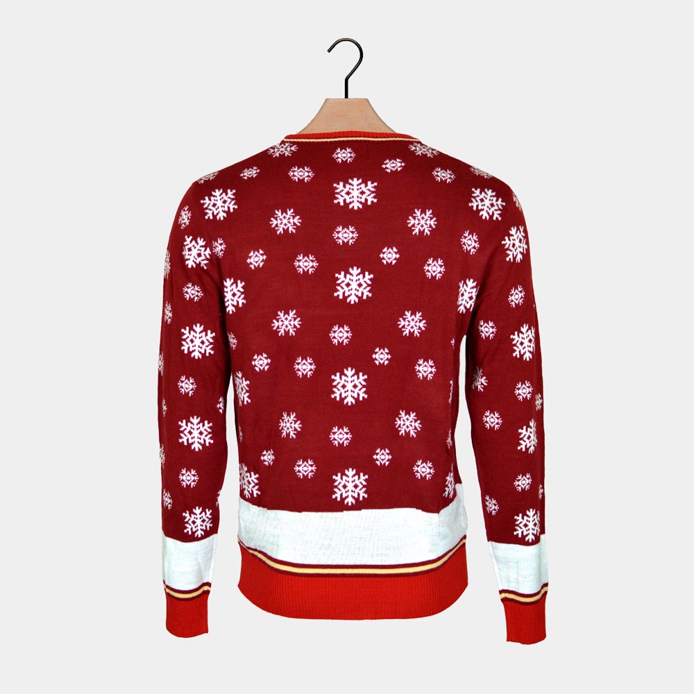 Christmas Jumper Jingle Ladies with Sequins back