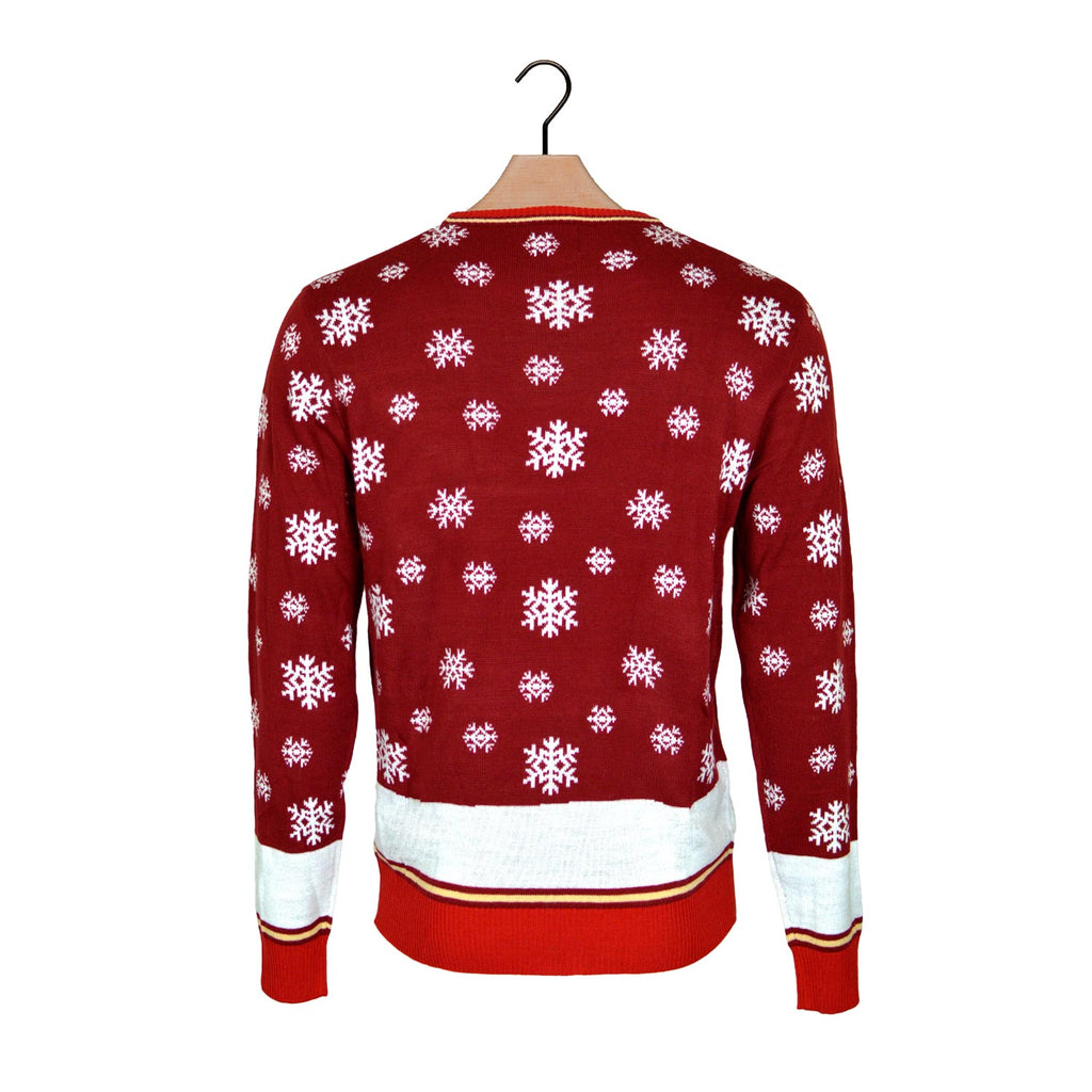 Christmas Jumper Jingle Ladies with Sequins back