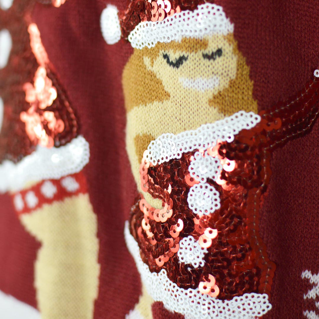 Christmas Jumper Jingle Ladies with Sequins detail
