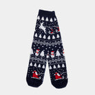 Christmas Socks Unisex with Trees, Snowmens and Santa