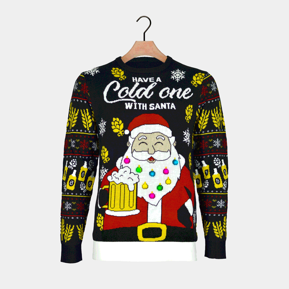 Mens flashing christmas jumper best sale