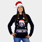 Long sleeve Womens Christmas T-Shirt Star Wars Darth Vader