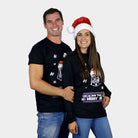 Mens and Womens Christmas T-Shirt Star Wars Darth Vader Couple