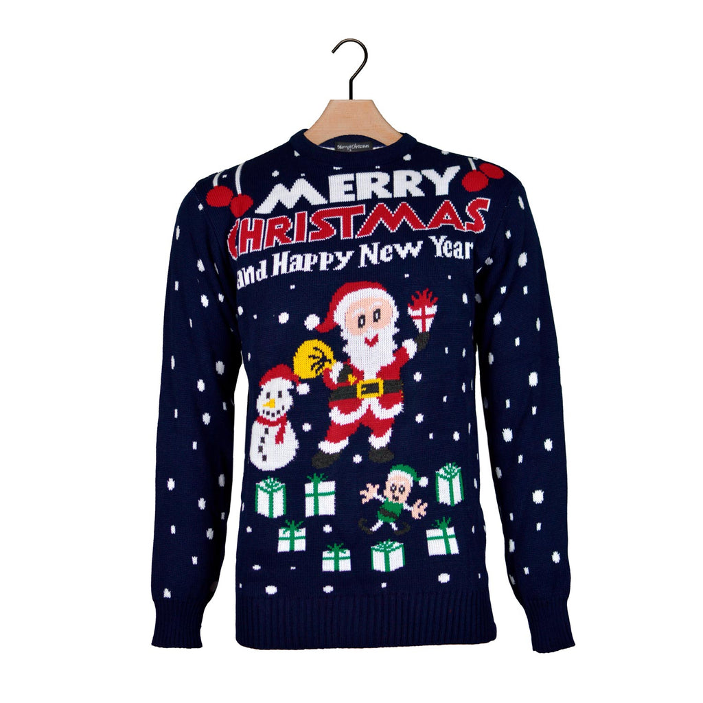 Merry Christmas and Happy New Year Christmas Jumper