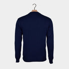 Navy Blue Christmas Jumper with Snowman Back