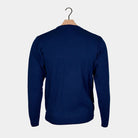 Navy Blue Christmas Jumper with Penguin Back