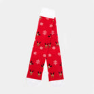 Red Unisex Christmas Socks with Rudolph the Reindeer