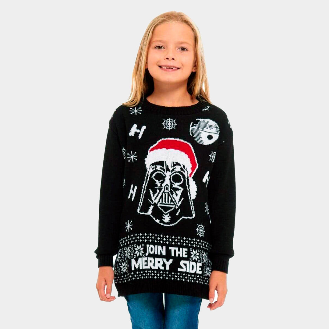 Star Wars Darth Vader Boys and Girls Christmas Jumper Girls