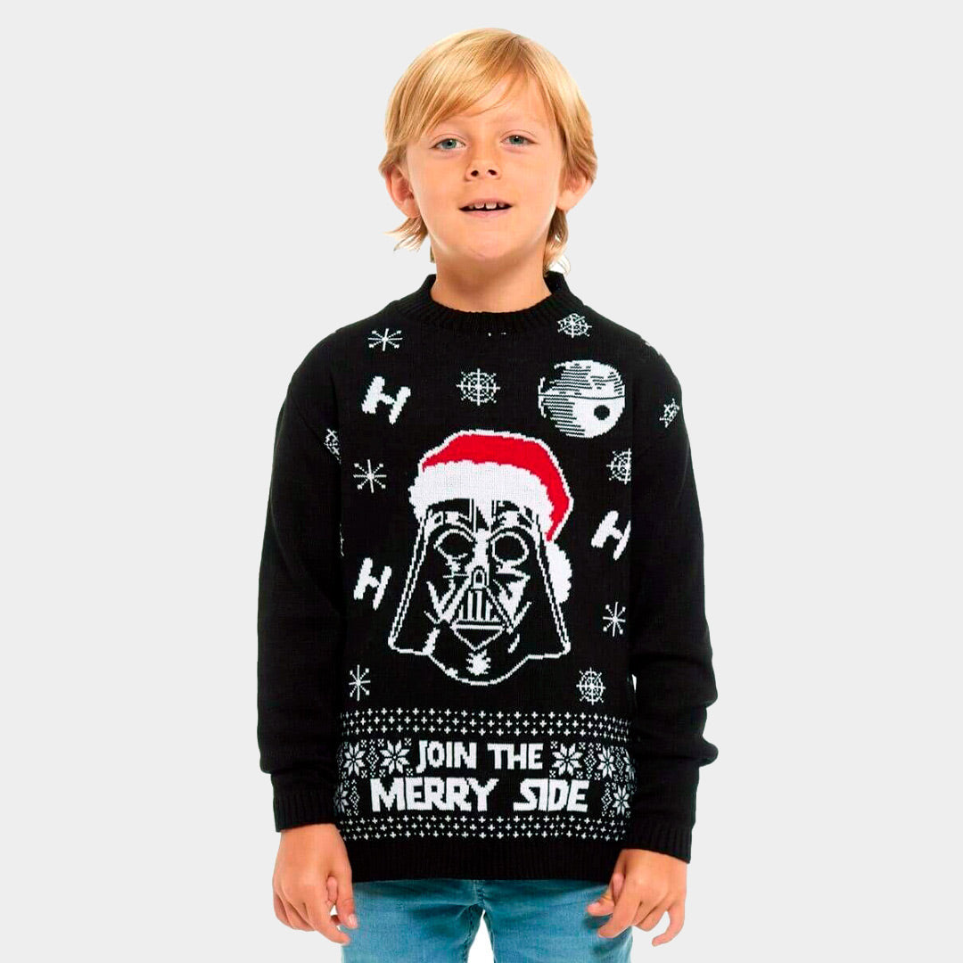 Star Wars Darth Vader Family Christmas Jumper Boys