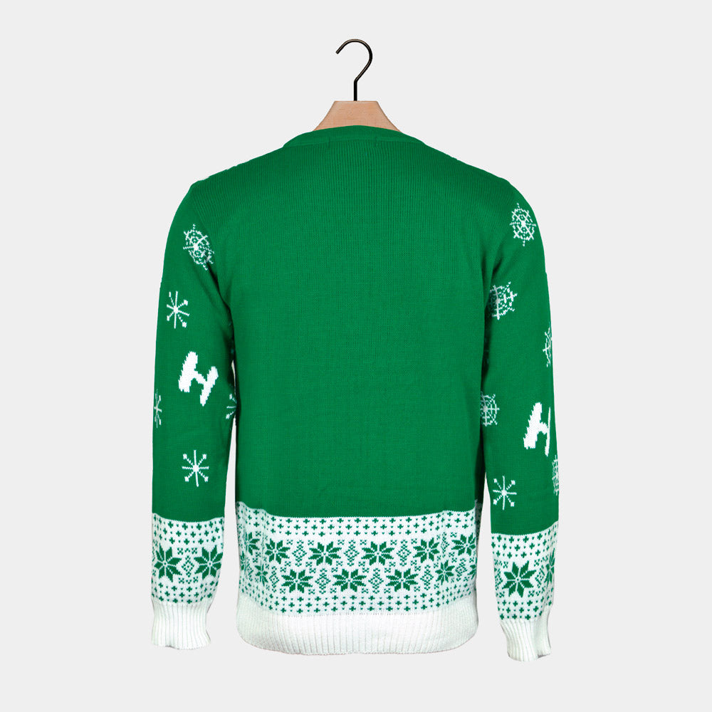 Star Wars Yoda Christmas Jumper Back