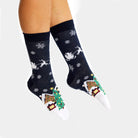 Unisex Christmas Socks Alaska Womens and Mens